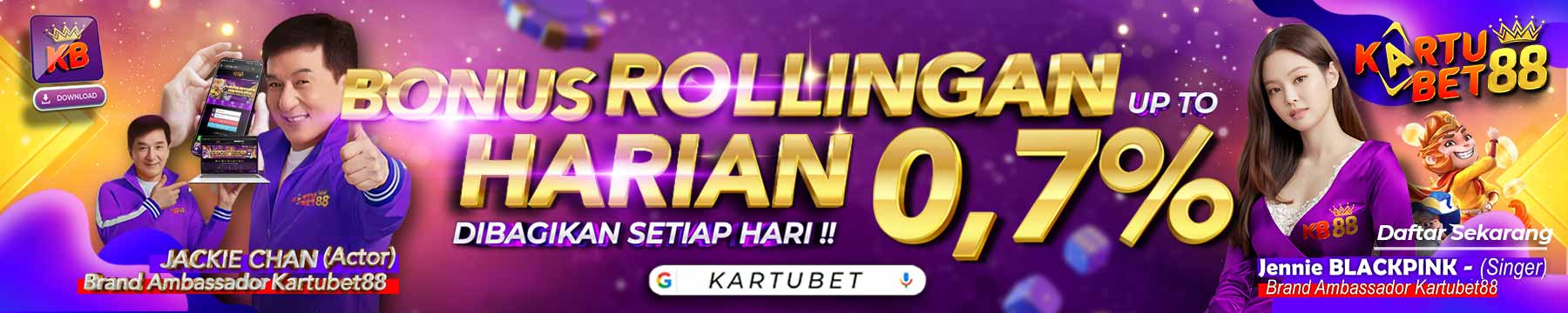 Kartubet 88 Bonus Rollingan